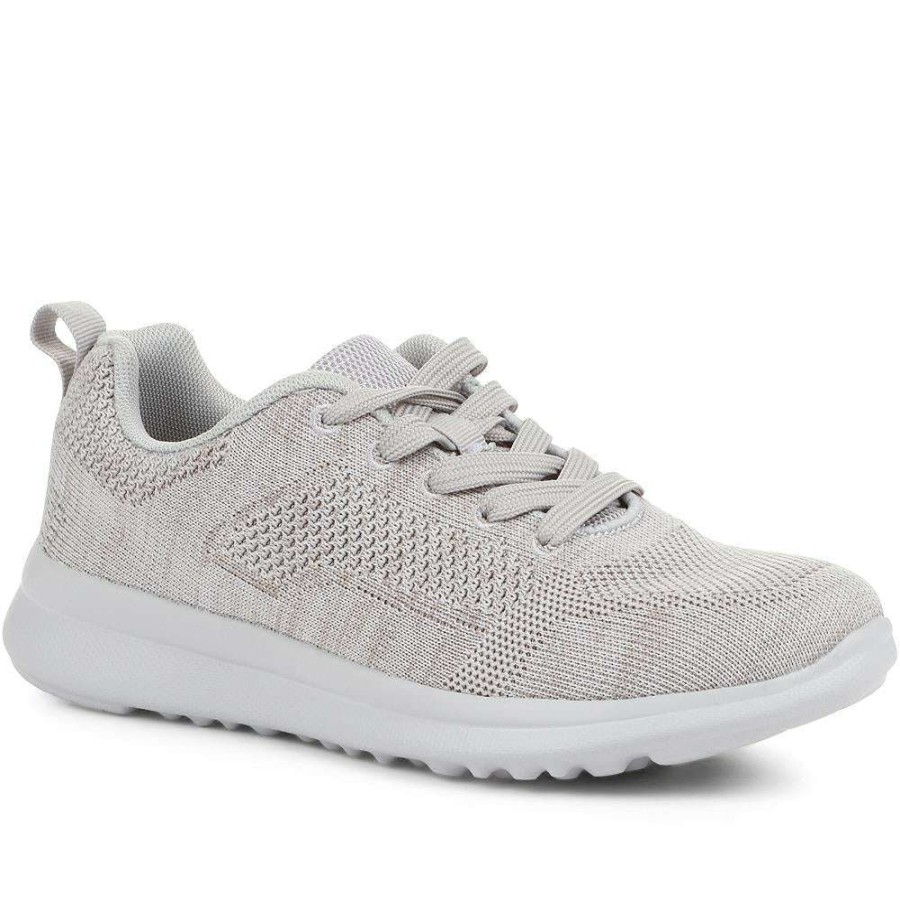 Women'S * | Pavers Memory Foam Trainers Brk35055 Grey