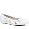 Women'S * | Pavers Causal Ballerina Pumps Wbins35104 / 321 640 Shoes White