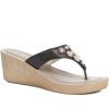 Women'S * | Pavers Toe-Post Wedge Sandals Inb35031 / 321 777