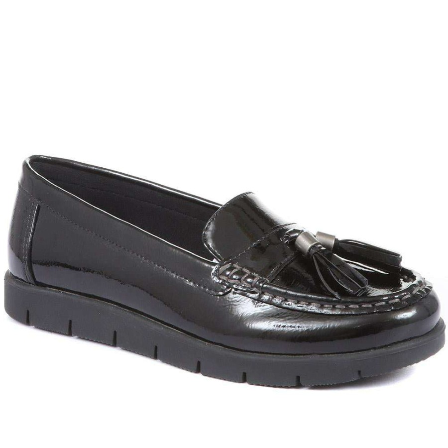 Women'S * | Pavers Flatform Loafers Ranch34001 / 320 934 Shoes Black