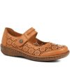 Women'S * | Pavers Wide Fit Leather Mary Jane Shoes Drtma35003 / 322 098 Tan