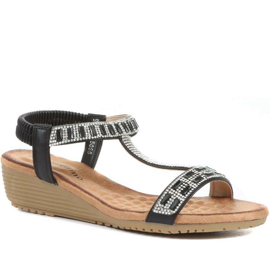 Women'S * | Bellissimo Wedge Sandals Belbai35055 / 321 471