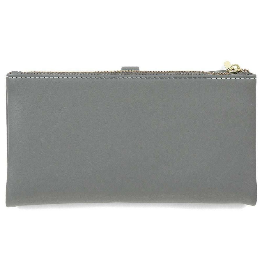 Accessories * | Pavers Accessories Large Bi-Fold Rfid Secure Purse Prett35001 / 321 746 Dark Grey