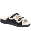 Women'S * | Pavers Leather Mule Slippers Poly33009 / 320 562 Black