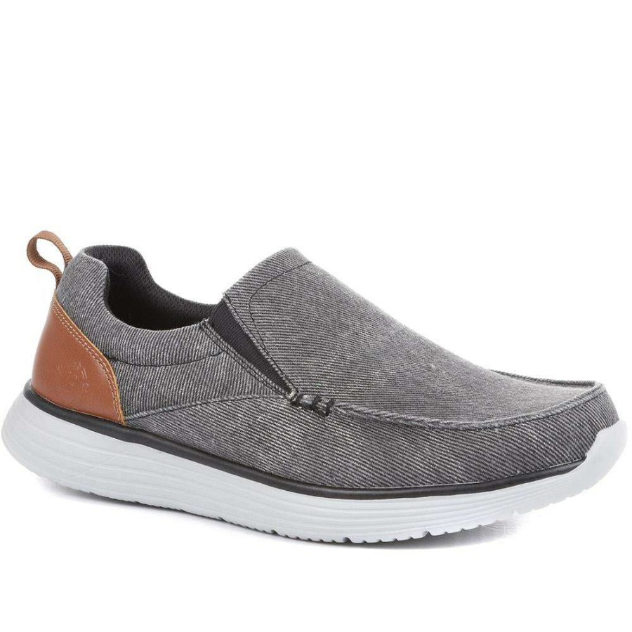 Women'S * | Pavers Wide Fit Men'S Slip-On Trainers Sunt35029 / 321 867