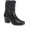 Women'S * | Pavers Leather Slouch Ankle Boots Rnb30015 / 316 508 Black