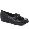 Women'S * | Pavers Shoes Wide Fit Classic Leather Moccasin Nap28004 / 313 005