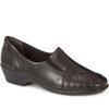 Women'S * | Pavers Wide Fit Leather Slip On With Pinched Stitch Strip Kemp1800 / 145 950