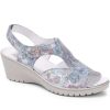 Women'S * | Fly Flot Sandals Touch Fastening Leather Sandal Cal29003 / 314 771 Blue Multi