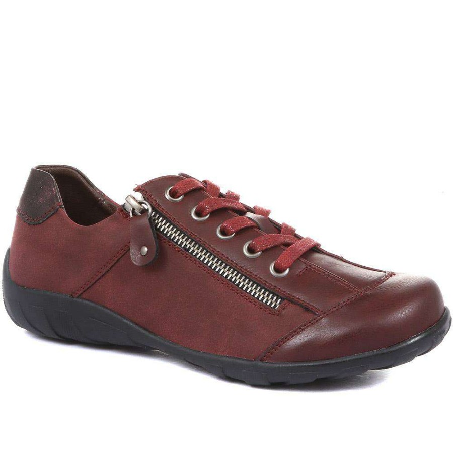 Women'S * | Pavers Shoes Casual Lace-Up Trainer Wbins28054 / 313 477 Burgundy