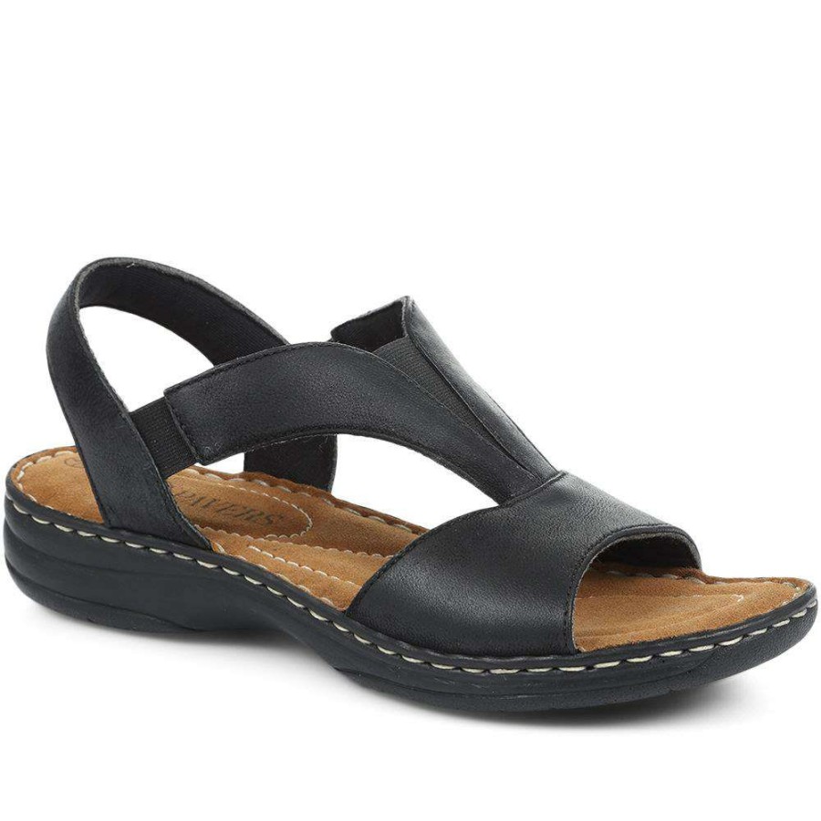 Women'S * | Pavers Wide Fit Sling-Back Leather Sandals Kf31001 / 317 808