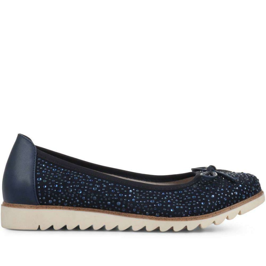 Women'S * | Bellissimo Embellished Pumps Belwbi33045 / 319 793 Shoes Navy