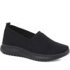 Women'S * | Pavers Lightweight Slip-On Sneakers / 318 637 Wide Fit Black