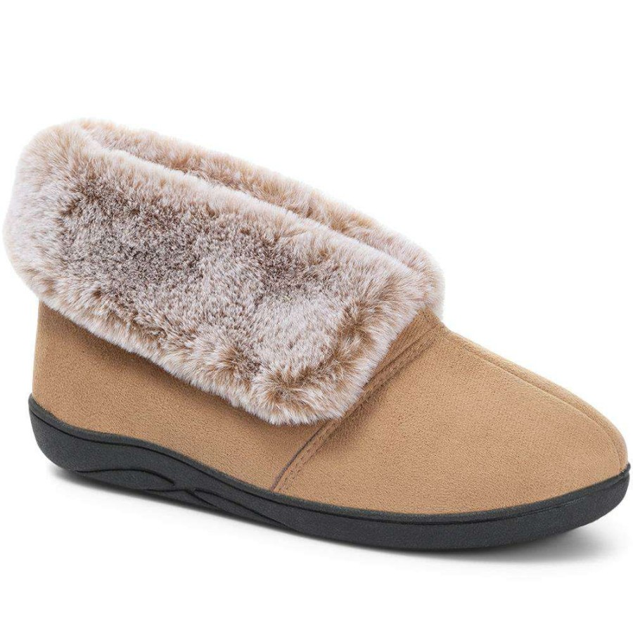 Women'S * | Pavers Wide Fit Faux Fur Slipper Boots Qing30010 / 316 531