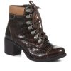 Women'S * | Bellissimo Lace-Up Moc-Croc Hiker Boots Belkary32003 / 319 337