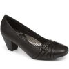 Women'S * | Pavers Heeled Court Shoe Wk29002 / 315 360 / 315 360 Black