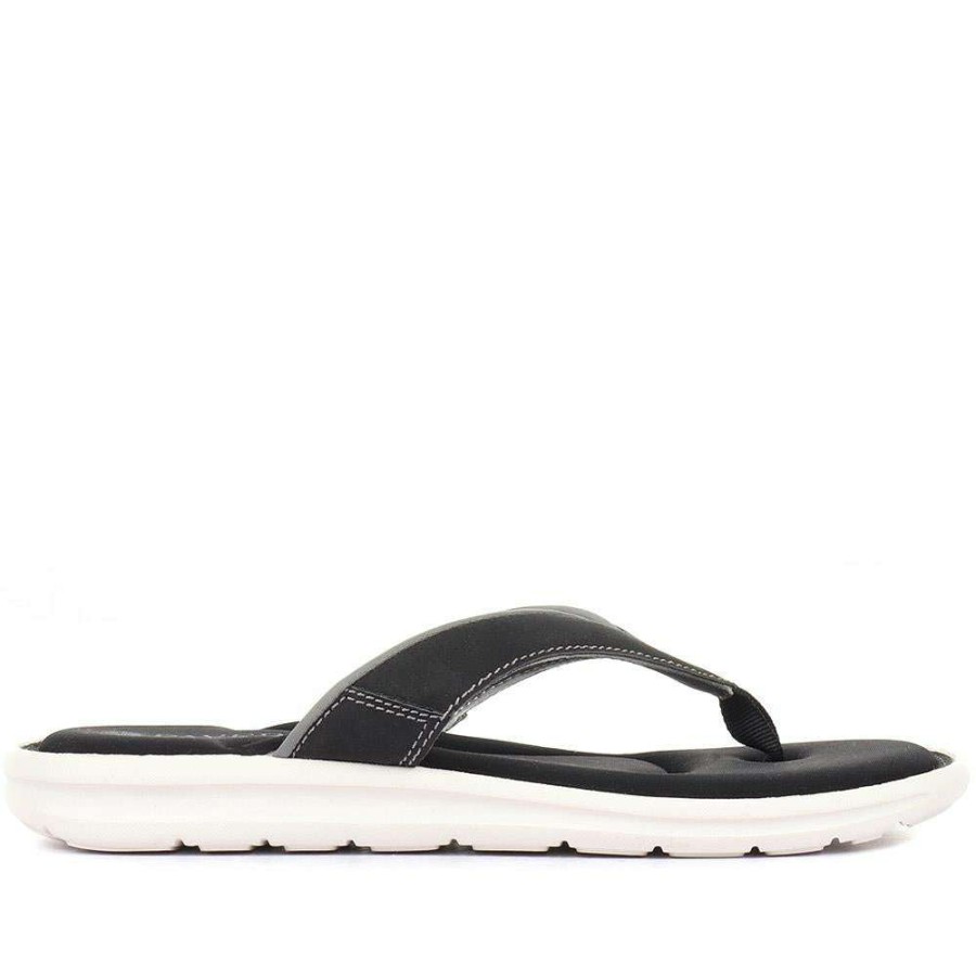 Women'S * | Pavers Sandals Lightweight Toe Post Sandal Baizh29043 / 316 224 Black