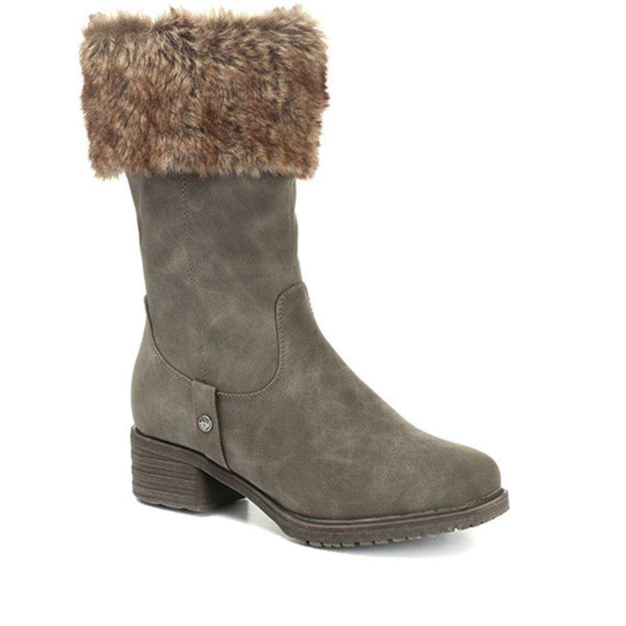 Women'S * | Pavers Casual Calf Boot Wbins30043 / 316 468 Grey