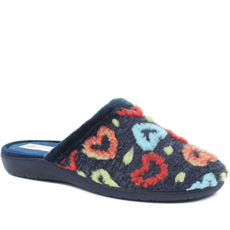 Women'S * | Pavers Colourful Heart Mule Slippers Fevi32001 / 319 011