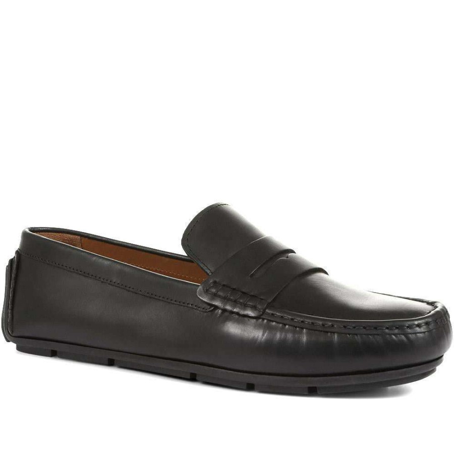 Men'S * | Pavers Men'S Leather Moccasin Loafers Gopi35001 / 321 835