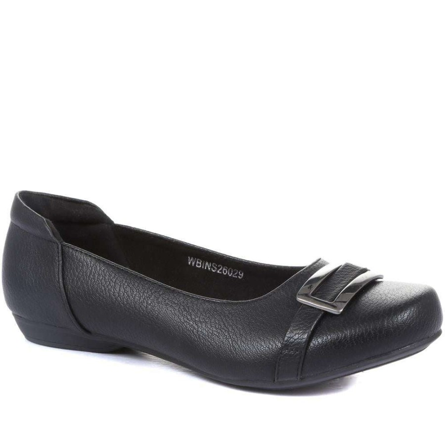 Women'S * | Pavers Wide Fit Slip On Pump Wbins26029 / 310 595