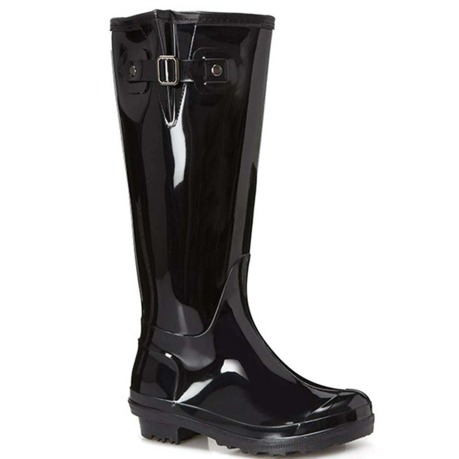 Women'S * | Pavers Patent Fleece Lined Wellies Fei28001 / 313 059 Boots