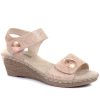 Women'S * | Pavers Wedge Heel Sandals Wbins31103 / 318 878 Pink