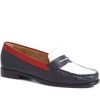 Women'S * | Pavers Arch Support Leather Loafers Nap35015 / 321 525 Shoes Navy-Red-White