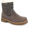 Women'S * | Pavers Faux Fur Biker Boot Dark26000 / 311 202 Grey