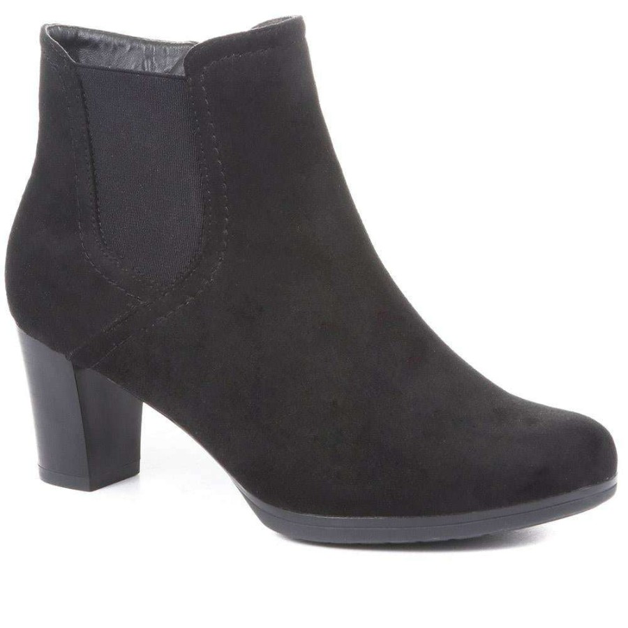 Women'S * | Pavers Heeled Chelsea Boots Wk34019 / 321 119 Black