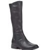 Women'S * | Pavers Wide Fit Knee High Boot Jansp28020 / 313 573 Black