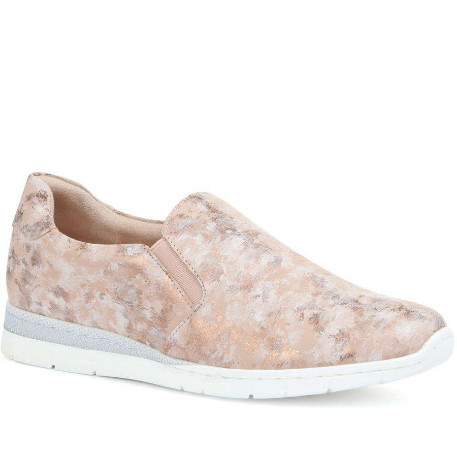 Women'S * | Pavers Metallic Floral Slip-On Sneaker / 317 708 Pink