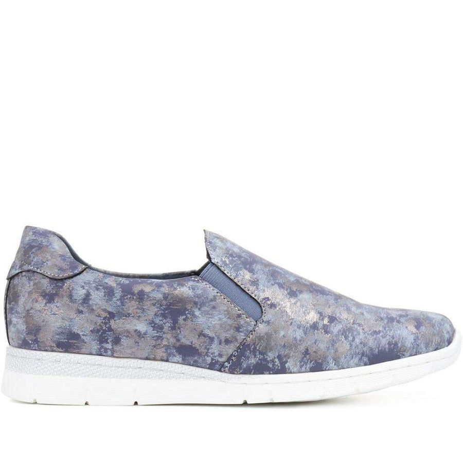 Women'S * | Pavers Metallic Floral Slip-On Sneaker / 317 708 Pink