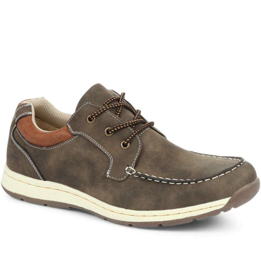 Women'S * | Pavers Wide Fit Boat Shoes Wbins31003 / 317 185 Taupe