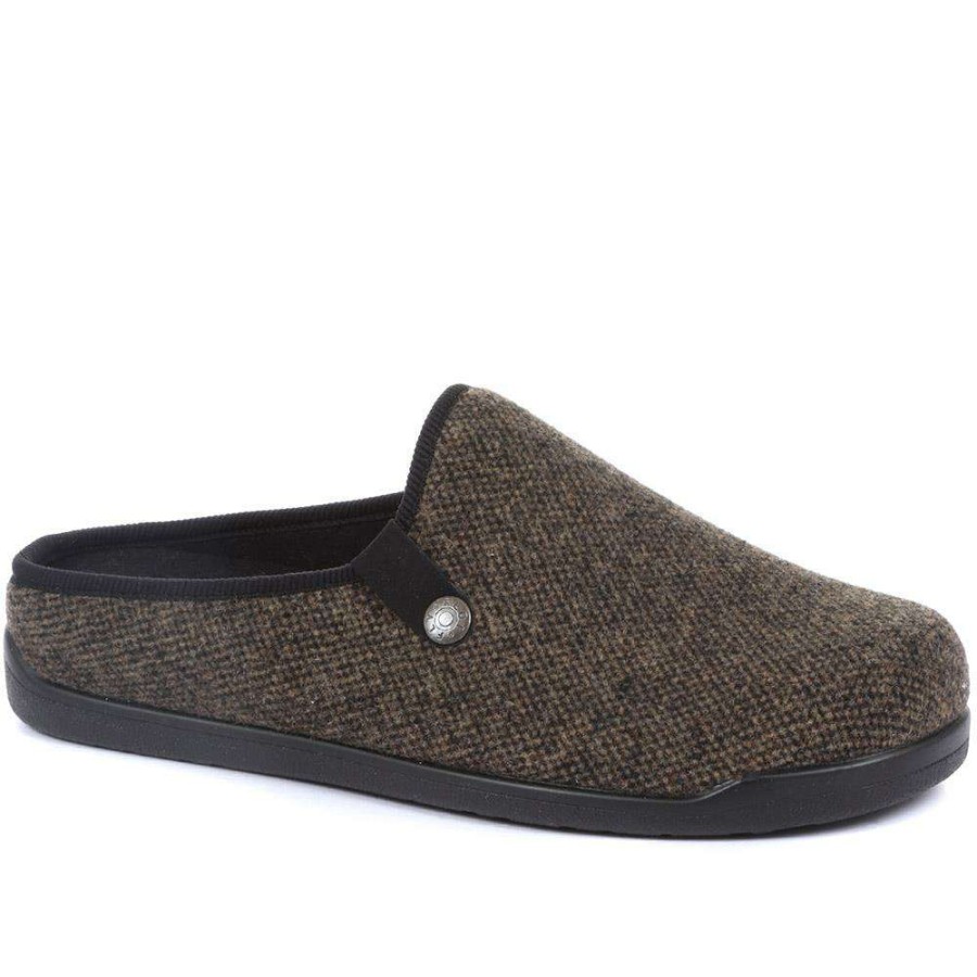 Women'S * | Fly Flot Slip On Mule Slipper Fly34033 / 320 205 Dark Brown