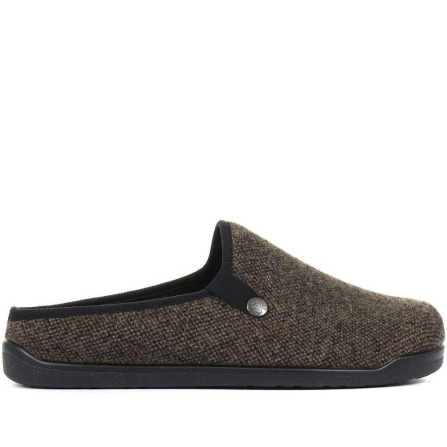 Women'S * | Fly Flot Slip On Mule Slipper Fly34033 / 320 205 Dark Brown