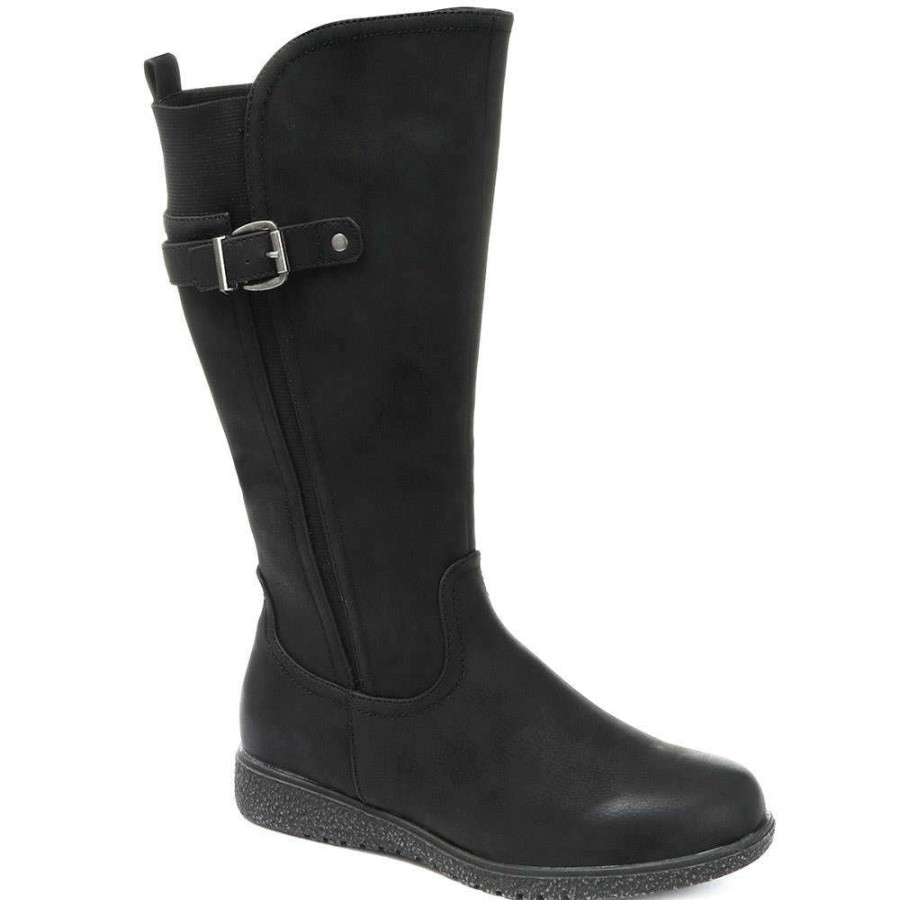 Women'S * | Pavers Boots Casual Knee High Boot Woil30042 / 316 797 Black