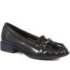 Women'S * | Pavers Ladies Tassel Cushioned Loafers Wbins33051 / 319 796 / 319 796 Black Patent