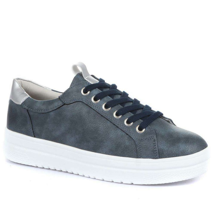 Women'S * | Bellissimo Ladies Chunky Platform Sneakers Belwbins33001 / 319 627 / 319 627 Navy