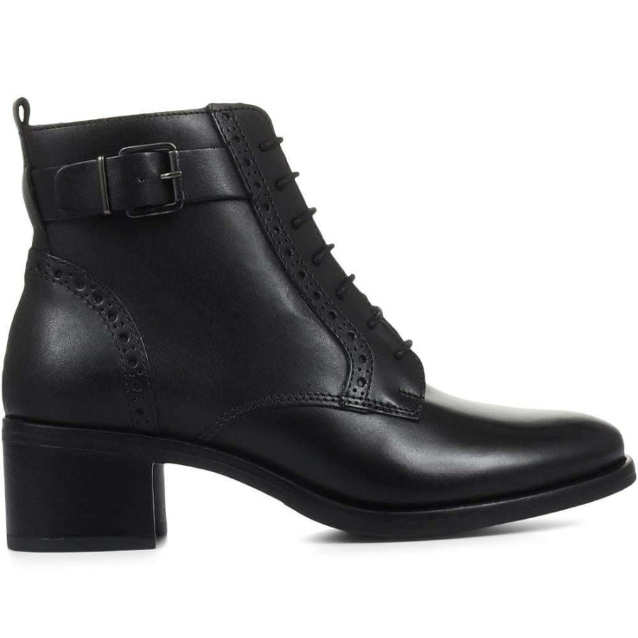 Women'S * | Bellissimo Lace-Up Brogue Boots Belita32007 / 318 840 Black