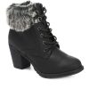 Women'S * | Pavers Boots Heeled Lace-Up Ankle Boot Wbins30045 / 316 548 Black