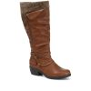 Women'S * | Pavers Wide Leg Knee High Boot Wbins30034 / 316 463 Boots Brown