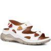 Women'S * | Pavers Touch-Fasten Leather Sandals Kary35001 / 322 231 White