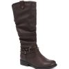 Women'S * | Pavers Ladies Casual Black Knee High Boots Woil30031 / 316 347 / 316 347 Grey