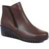 Women'S * | Pavers Wedge Leather Chelsea Boots Esfa34001 / 320 576