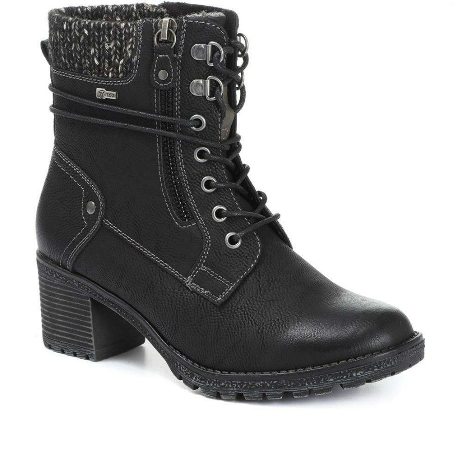 Women'S * | Relife By Pavers Wide Fit Lace-Up Ankle Boots Centr28502 / 312 860