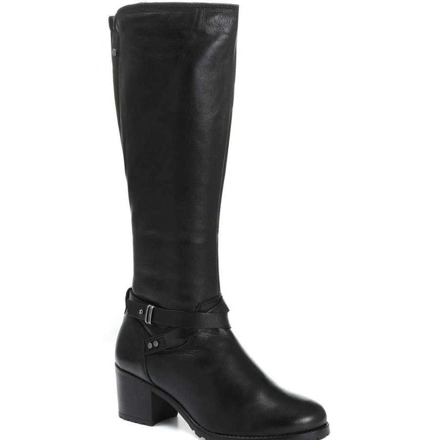 Women'S * | Relife By Pavers Ladies Block Heel Knee High Boots Centr30053 / 315 964 / 315 964