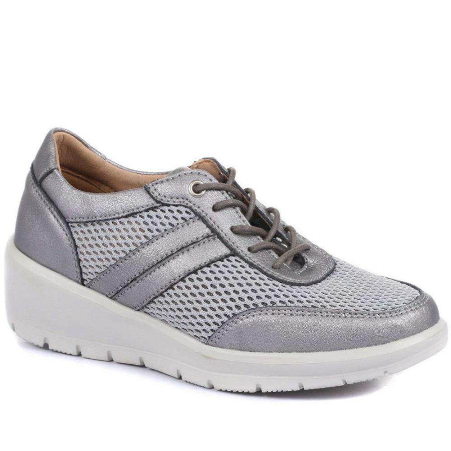 Women'S * | Pavers Ladies Metallic Sneakers Brk33009 / 319 477 / 319 477