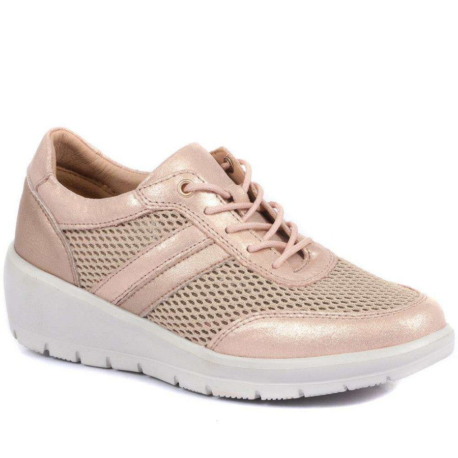 Women'S * | Pavers Ladies Metallic Sneakers Brk33009 / 319 477 / 319 477