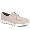 Women'S * | Pavers Wide Fit Lightweight Lace-Up Sport Boat Shoe Brk31045 / 317 465 Shoes Beige